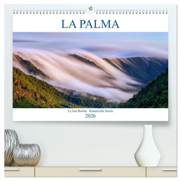 Produktbild: La Palma - La Isla Bonita - Kanarische Inseln (hochwertiger Premium Wandkalender 2026 DIN A2 quer), Kunstdruck in Hochglanz