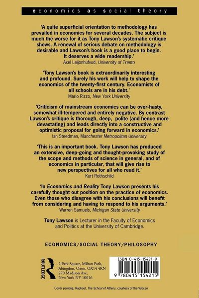 Produktbild: Economics and Reality