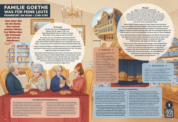 Produktbild: Das große Goethe-Buch. Ein Wissensabenteuer über Johann Wolfgang von Goethe.