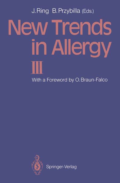 Produktbild: New Trends in Allergy III