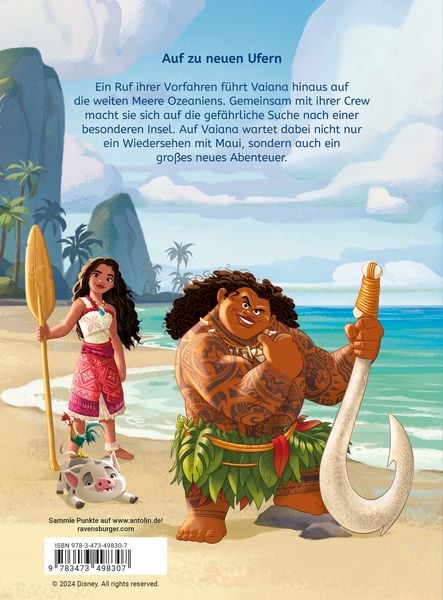 Produktbild: Disney Vaiana 2 - Das Erstlesebuch zu Film 2