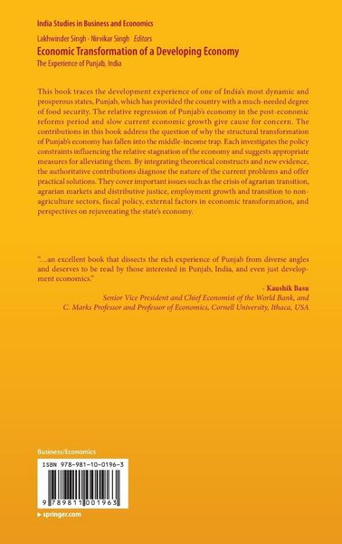 Produktbild: Economic Transformation of a Developing Economy