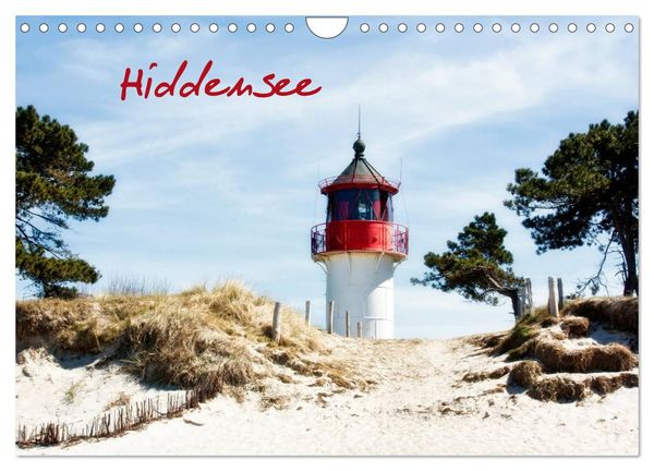 Insel Hiddensee (Wandkalender 2024 DIN A4 quer), CALVENDO Monatskalender