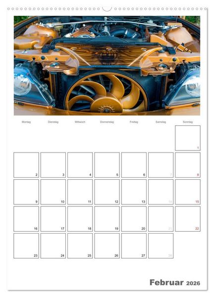 Produktbild: Tuning Power Planer (hochwertiger Premium Wandkalender 2026 DIN A2 hoch), Kunstdruck in Hochglanz