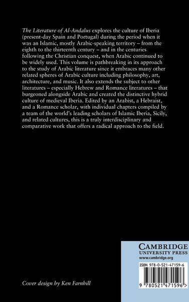 Produktbild: The Literature of Al-Andalus