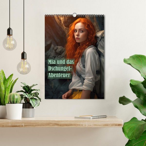 Produktbild: Mia und das Dschungel-Abenteuer (Wandkalender 2026 DIN A3 hoch), CALVENDO Monatskalender