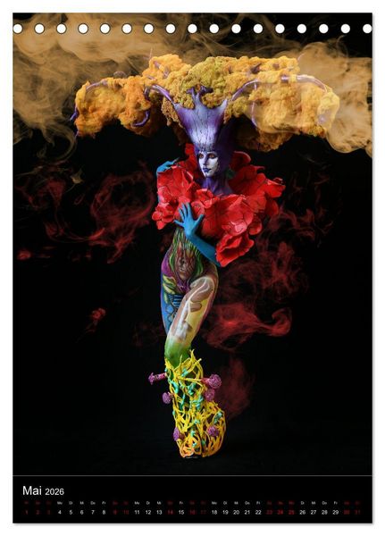 Produktbild: World Bodypainting Festival: Generation NEXT (Tischkalender 2026 DIN A5 hoch), CALVENDO Monatskalender