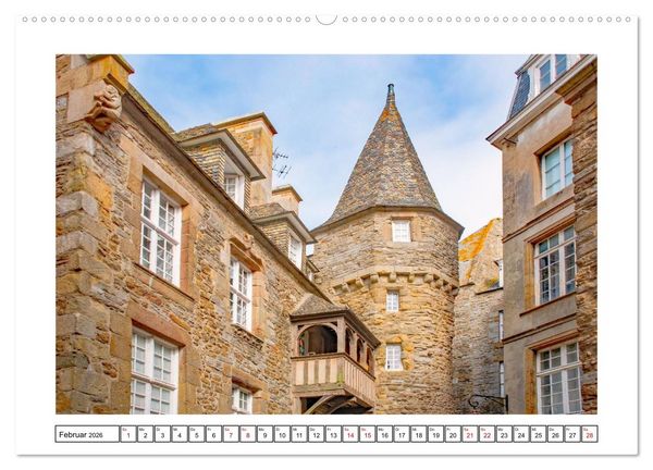 Produktbild: Malerische Bretagne - facettenreiche Region (Wandkalender 2026 DIN A2 quer), CALVENDO Monatskalender