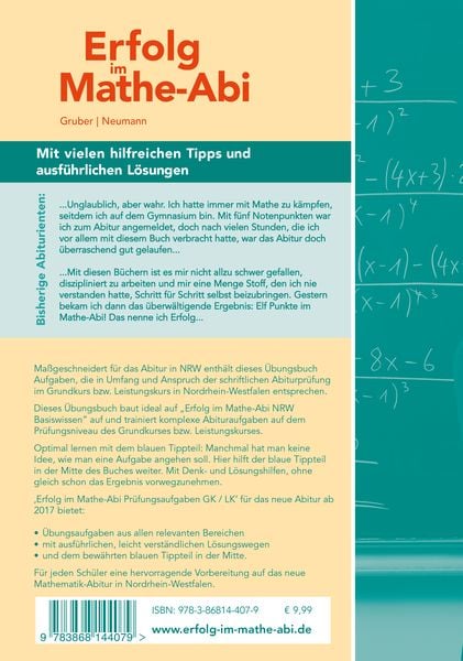 Produktbild: Erfolg im Mathe-Abi NRW Pr&uuml;fungsaufgaben Grund- und Leistungskurs