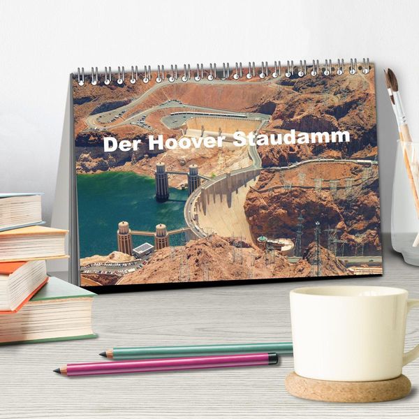 Produktbild: Der Hoover Staudamm (Tischkalender 2026 DIN A5 quer), CALVENDO Monatskalender