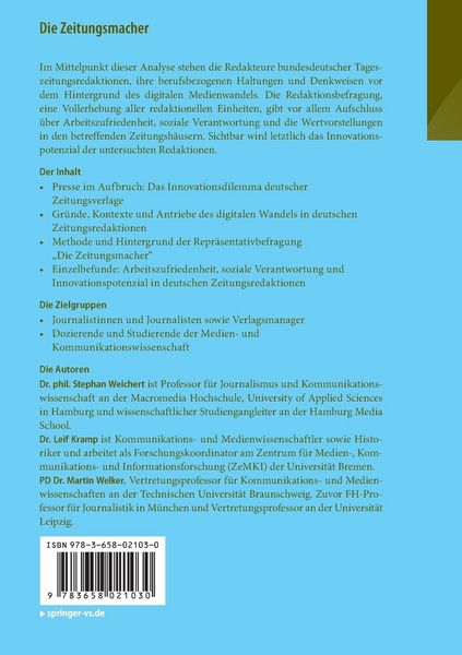 Produktbild: Die Zeitungsmacher