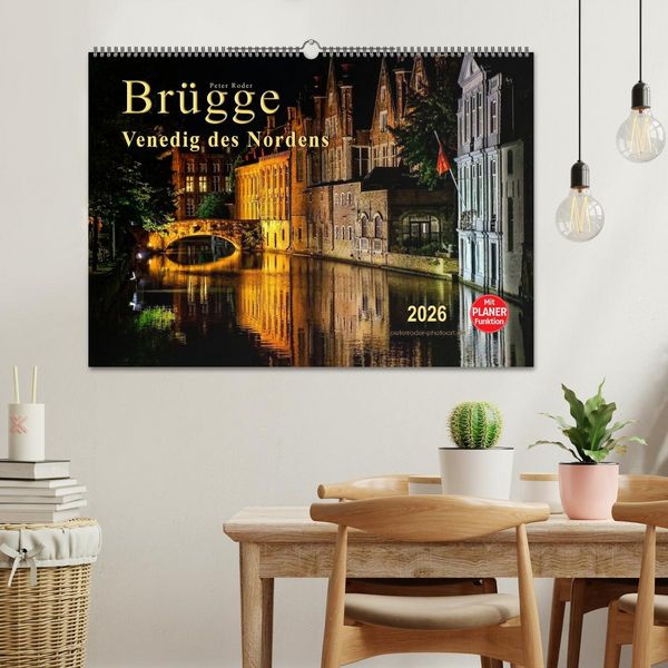 Produktbild: Br&uuml;gge - Venedig des Nordens (Wandkalender 2026 DIN A2 quer), CALVENDO Monatskalender