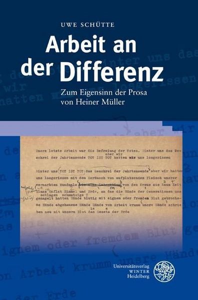 Produktbild: Arbeit an der Differenz