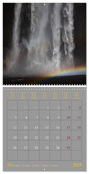 Produktbild: Iceland - the land of ice and fire (Wall Calendar 2026 12 &times; 12 Inch) CALVENDO 12 Month Wall Calendar
