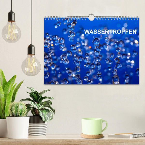 Produktbild: Wassertropfen (Wandkalender 2026 DIN A4 quer), CALVENDO Monatskalender