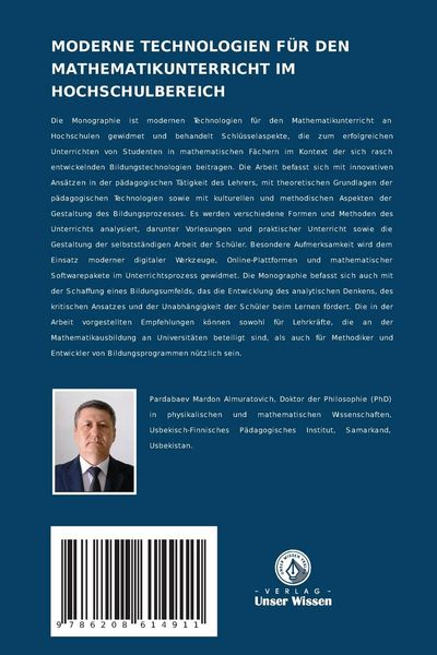 Produktbild: Moderne Technologien f&uuml;r den Mathematikunterricht im Hochschulbereich