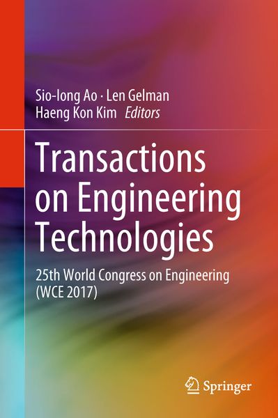 Produktbild: Transactions on Engineering Technologies