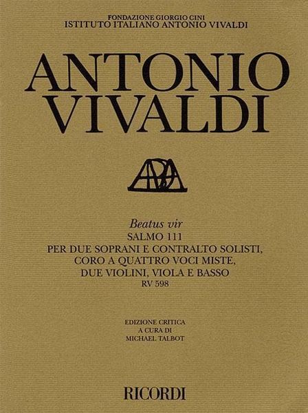 Produktbild: Beatus Vir Rv598