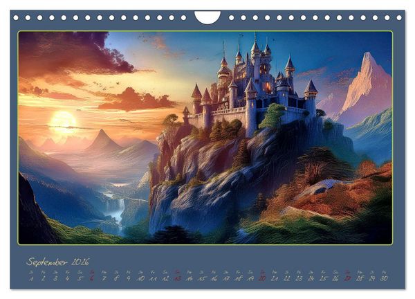 Produktbild: Landschaft romantisch gesehen (Wandkalender 2026 DIN A4 quer), CALVENDO Monatskalender