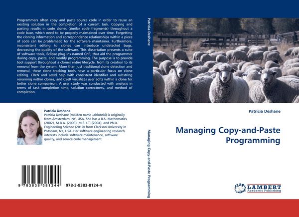 Produktbild: Managing Copy-and-Paste Programming