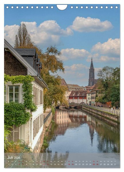 Produktbild: Stra&szlig;burg - Grande Ile und Neustadt (Wandkalender 2026 DIN A4 hoch), CALVENDO Monatskalender