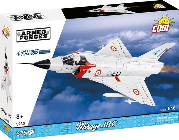 COBI Armed Forces 5930 - Mirage III C, Bausatz 1:48, 375 Klemmbausteine