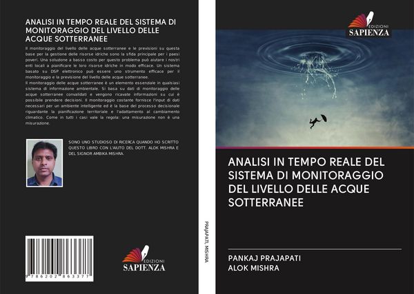 Produktbild: ANALISI IN TEMPO REALE DEL SISTEMA DI MONITORAGGIO DEL LIVELLO DELLE ACQUE SOTTERRANEE