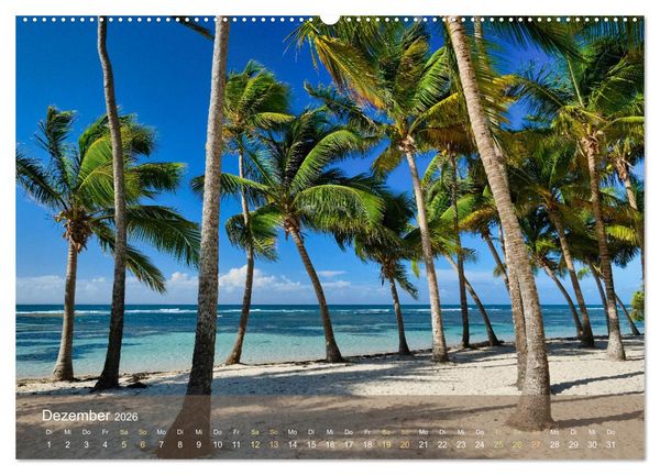 Produktbild: Guadeloupe - Karibische Traumstr&auml;nde (hochwertiger Premium Wandkalender 2026 DIN A2 quer), Kunstdruck in Hochglanz