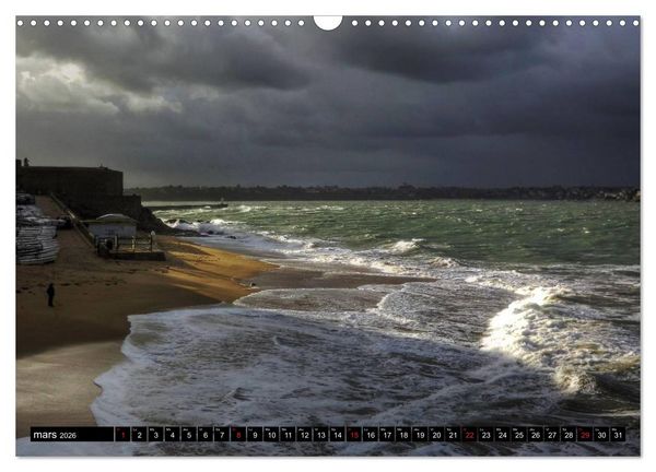 Produktbild: SAINT-MALO, C&ocirc;te d'Emeraude (Calendrier mural 2026 DIN A3 vertical), CALVENDO calendrier mensuel