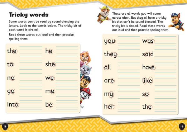 Produktbild: PAW Patrol First Spelling Activity Book