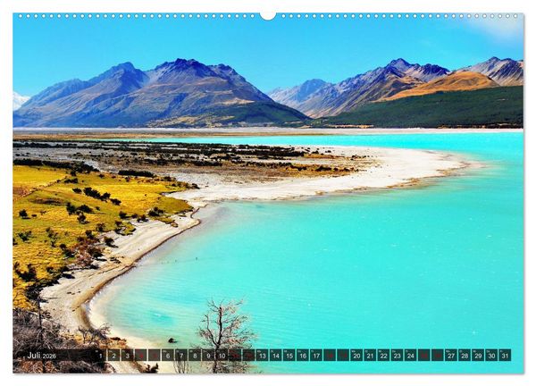Produktbild: Neuseeland, S&uuml;dpazifische Inseln (Wandkalender 2026 DIN A2 quer), CALVENDO Monatskalender