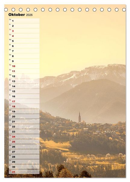 Produktbild: S&uuml;d-Tirol Terminplaner (Tischkalender 2026 DIN A5 hoch), CALVENDO Monatskalender