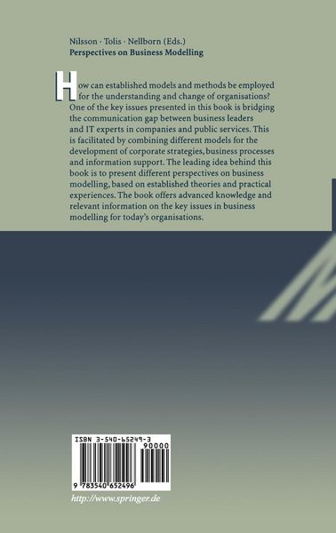 Produktbild: Perspectives on Business Modelling