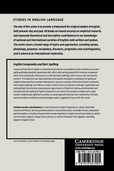 Produktbild: English Compounds and their Spelling