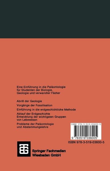 Produktbild: Grundri&szlig; der Pal&auml;ontologie