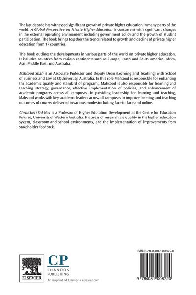 Produktbild: A Global Perspective on Private Higher Education