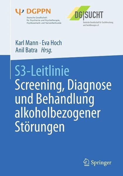 Produktbild: S3-Leitlinie Screening, Diagnose und Behandlung alkoholbezogener St&ouml;rungen
