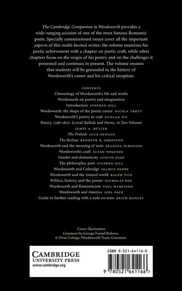 Produktbild: The Cambridge Companion to Wordsworth