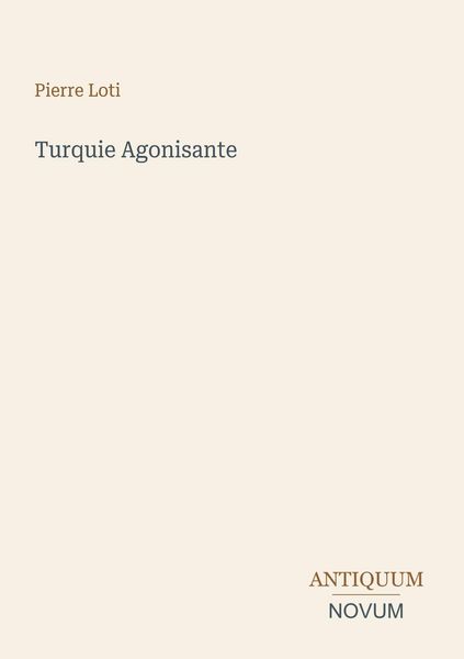 Produktbild: Turquie Agonisante
