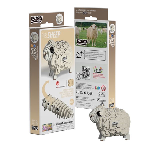 Produktbild: EUGY - 3D Bastelset Schaf