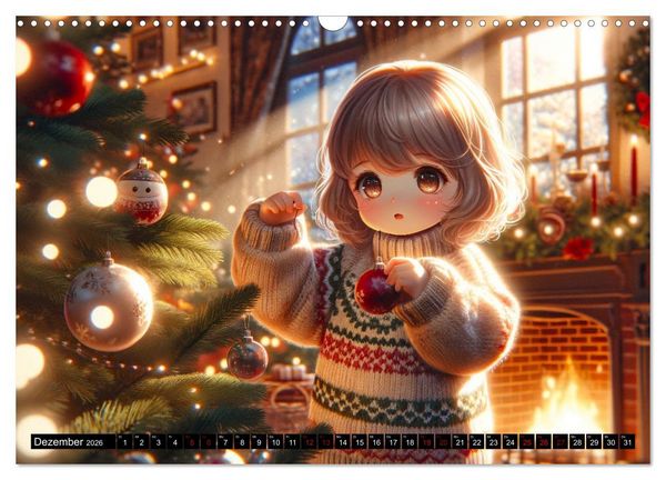Produktbild: Anime Seasons: Ein Kalender voller lebendiger Manga-Szenen (Wandkalender 2026 DIN A3 quer), CALVENDO Monatskalender