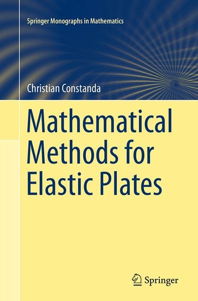 Produktbild: Mathematical Methods for Elastic Plates