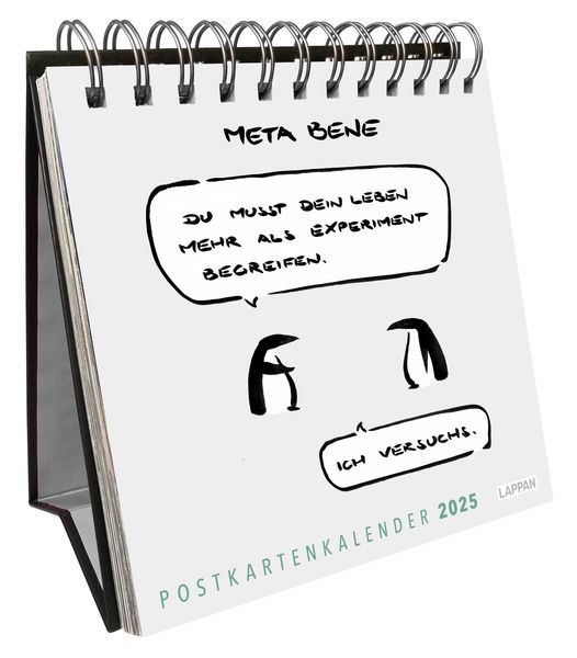 Meta bene Postkartenkalender 2025