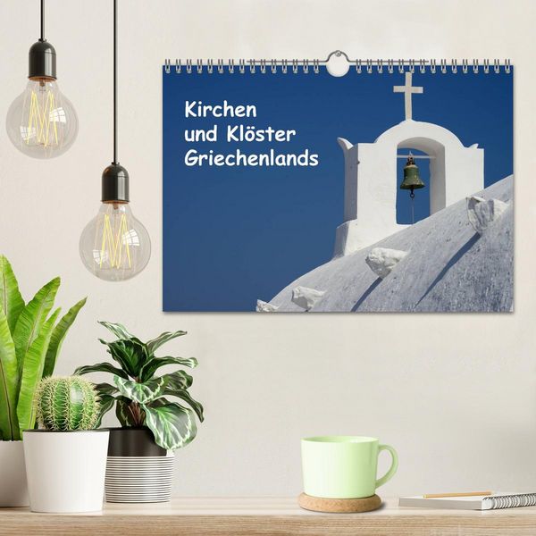 Produktbild: Kirchen und Kl&ouml;ster Griechenlands (Wandkalender 2026 DIN A4 quer), CALVENDO Monatskalender