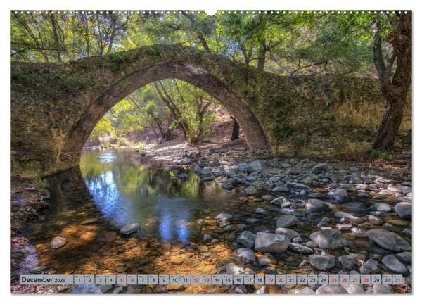 Produktbild: Cyprus, the sunny Mediterranean paradise (High Quality Premium Wall Calendar 2026 DIN A2 landscape),CALVENDO 12 Month Wall Calendar