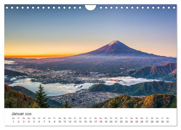 Produktbild: Japan - Im Land der aufgehenden Sonne. (Wandkalender 2026 DIN A4 quer), CALVENDO Monatskalender