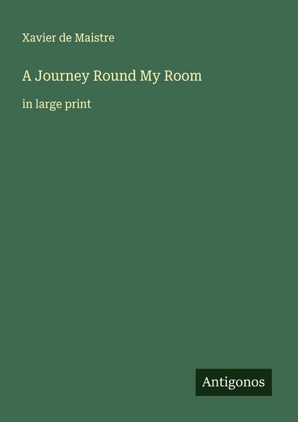 Produktbild: A Journey Round My Room