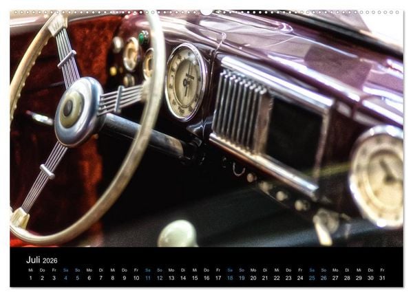 Produktbild: CLASSIC COCKPITS - Funktionale Kunstwerke aus einer anderen Zeit (hochwertiger Premium Wandkalender 2026 DIN A2 quer), Kunstdruck in Hochglanz