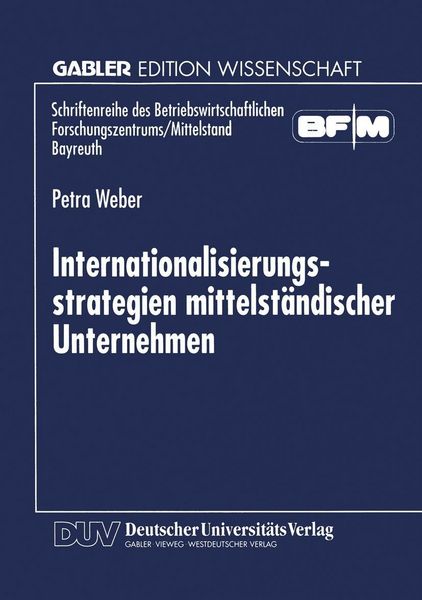 Produktbild: Internationalisierungsstrategien mittelst&auml;ndischer Unternehmen