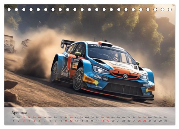 Produktbild: The ultimate sporty driving experience (Desk Calendar 2026 DIN A5 landscape), CALVENDO 12 Month DeskCalendar